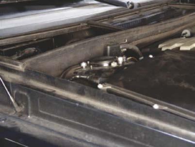 11. UNDER THE HOOD ARE THE UPPER RETENTION FASTENERS,