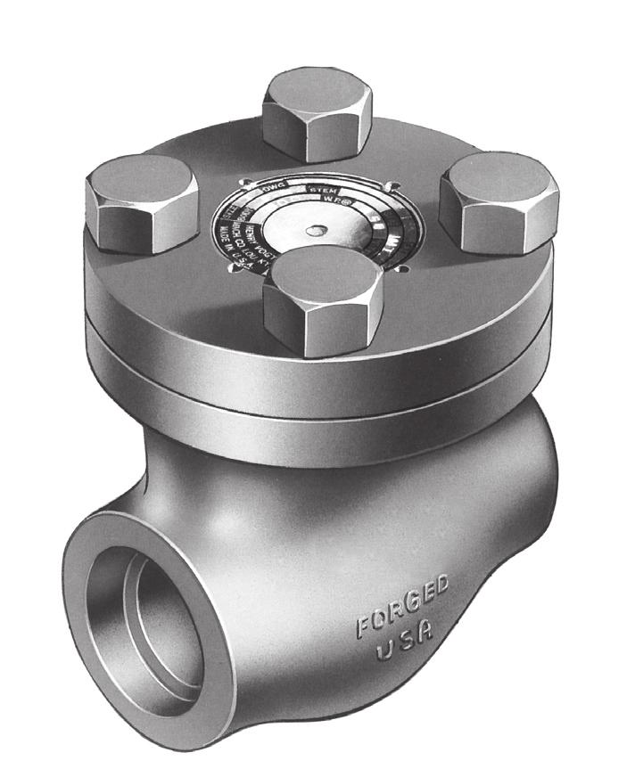 Zero Leakage, Forged Steel Check Valves: Class 800 Vogt Series 701ZL Check Valve Internal Detail The Connection for Zero Leakage Forged Steel Check Valves Flowserve Vogt Valves check valves world
