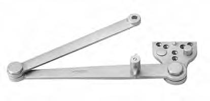 Door Closer Arms Top Jamb Used with top jamb mounting (push side); for