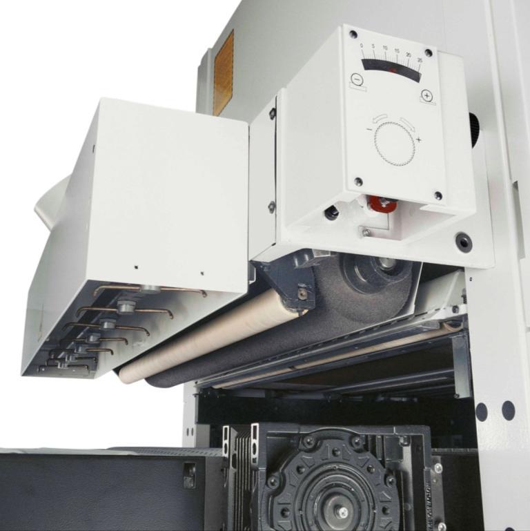 . - opt - opt BUFFING UNIT Usually the buffing follows the sanding of workpieces coated with transparent (non-pigmented) coating, and is designed to better prepare the surface to receive the