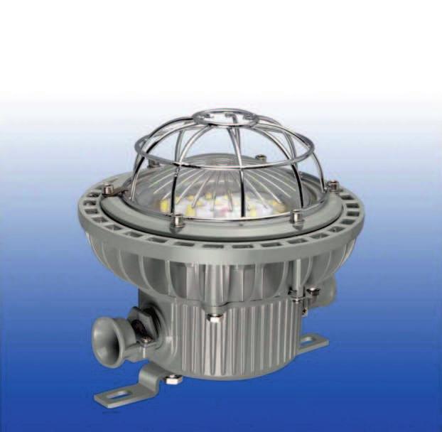 These lamps are suitable for use in gas stations, oil refineries, gas terminals, chemical industry or mine.