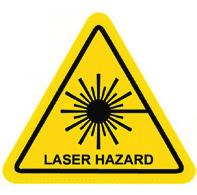 3L360R CAUTION: Class 3r laser <5mW at 635nm. 3L360G CAUTION: Class 3r laser <5mW at 522nm.