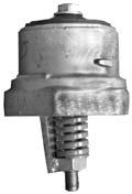 Page 8 Pressure Relief Valves Pressure Relief Valve 4" FPT 4" FPT Cast Alum. 50# 80# 100# 125# 160# Threads on Bolt 9 12 3 61919 61920 61921 61922 61923 5.5 5.5 5.5 160.00 160.00 160.00 165.