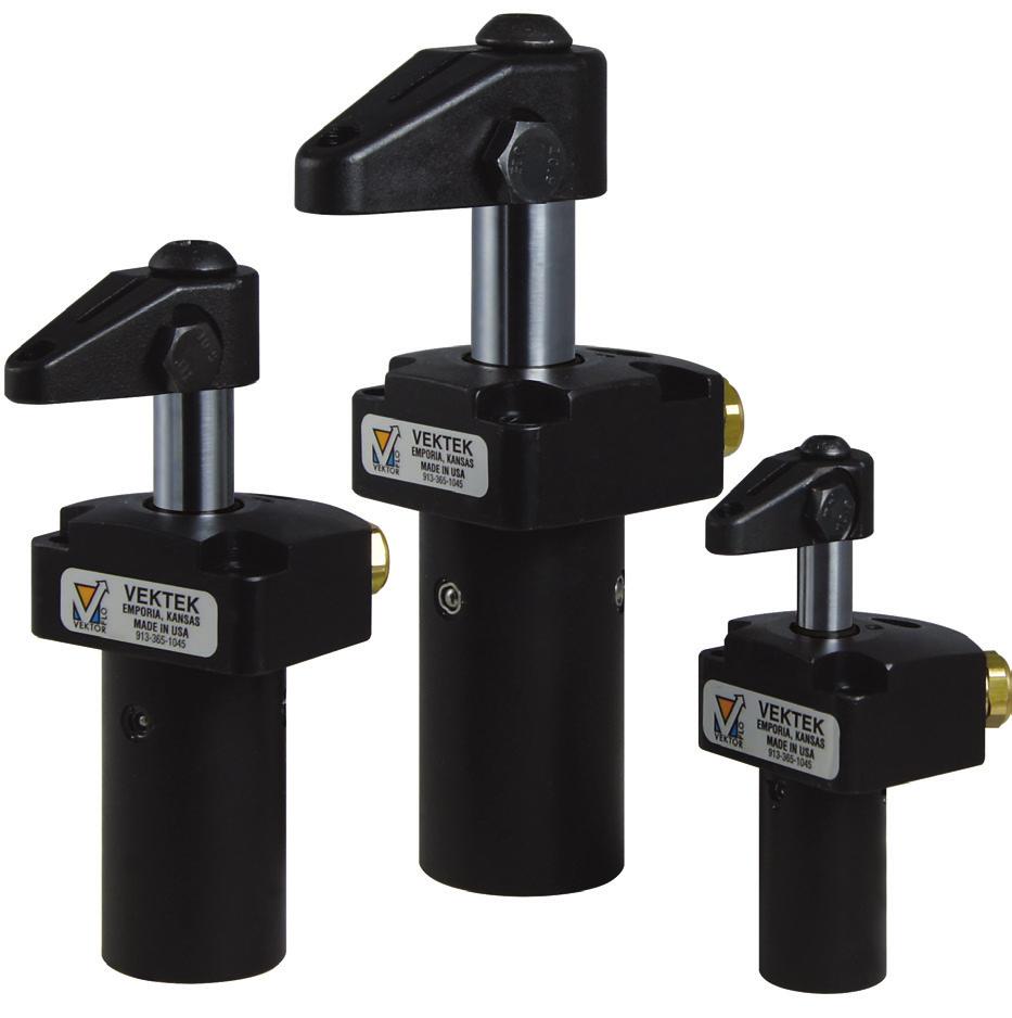 Top Flange Swing Clamp C-3 Single And Double Acting Three cam sizes available for accurate arm positioning, smoother rotation and lower per cam surface contact pressure.