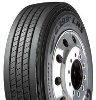 economy. Multi-layered tread design and new, improved tread pattern promote even wear and the miles to removal necessary for stringent long haul applications.