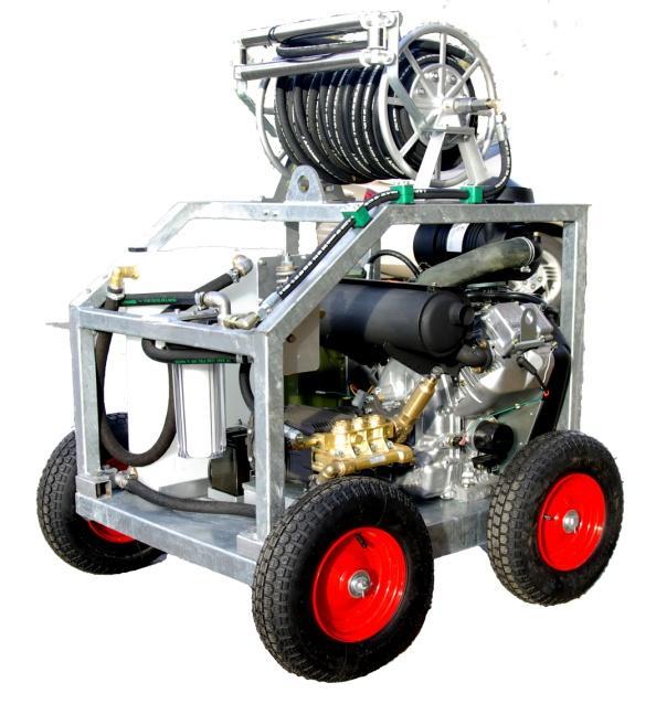 HIGH PRESSURE CLEANER - COLD WATER PETROL DRIVEN MODEL: PX27-350K325 / PX22-500K350ES HEAVY DUTY This range is the best of the best!