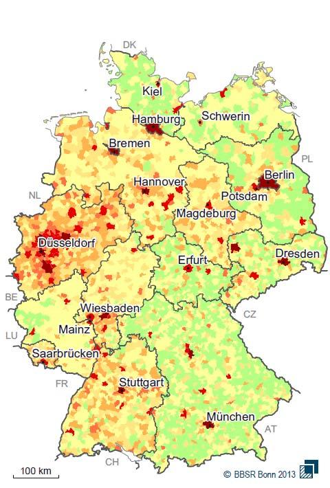 DLR.de Chart 7 Large share of EVs in small cities Rural communities (<10,000 inh.