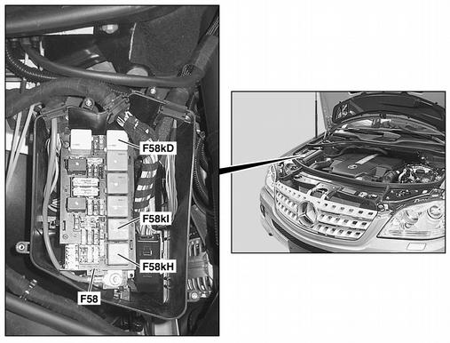 Engine diagnosis indicator lamp (except code 494 (USA version)) B37 Accelerator pedal sensor X11/4