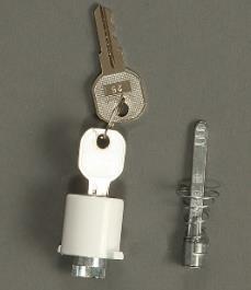 White 816 Key Lock Bronze Check Chain