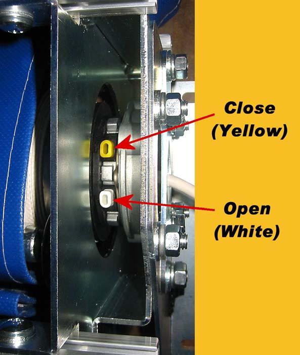 Setup and Operation: To check the motor rotation direction and set the end stops it is necessary to first completely disable the end-stop limit switches for the motorized roll.