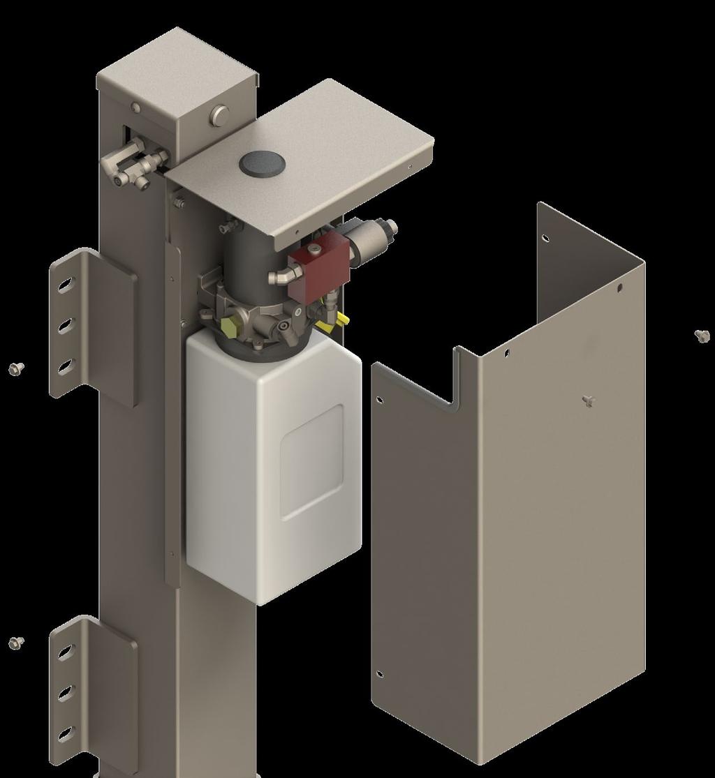 Remove plug from top of motor cover (Fig. 16). 4. Remove protective label from power unit to reveal the manual override coupler (Fig. 18).