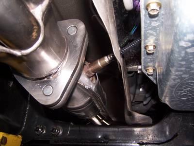 the y-pipe outlet to properly align with the muffler inlet tube). (See pictures below).