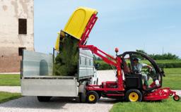 Receding and rounded ROPS cab shape allows easy operation under trees Headlights (high/low