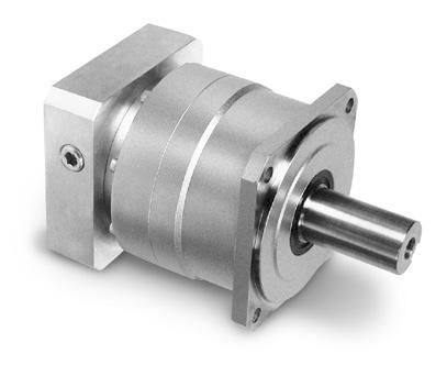 Ratios from 5:1 to 60:1 Series P In-line Planetary Servo Gearhead Output torque capacity up to 21,240 lb.