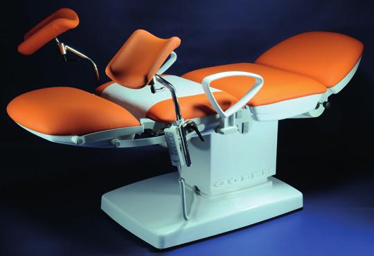 Examination table for gynaecology and urology Goepel support Heel support