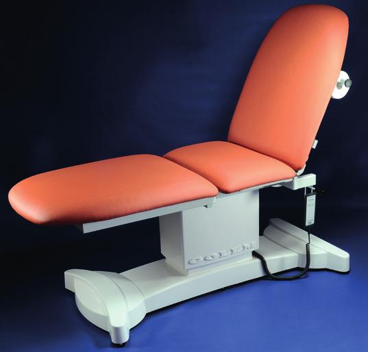 Table for ultrasonic examination Accessories: Braked wheels Ø 75 mm