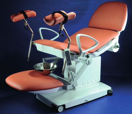 Optimally meeting all requirements of birth assistants and the mother, the GOLEM birth table enables birth in the standard position, with bent knees or in the knee-breast position, as well as