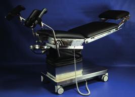 G 50 15 Five-segment operating surface (head, backrest, seat, divided leg segment), stationary, electric drive adjustable height, back and leg segments and ± Trendelenburg Operating table GOLEM 4 TB
