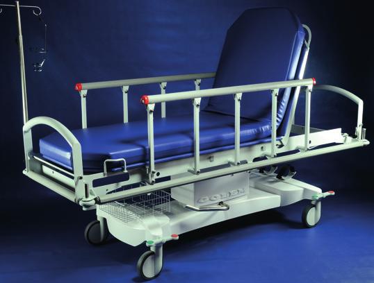 Standard equipment: comfortable fixed mattress, safety bumper profile on the frame periphery, safety bumper