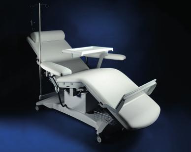 Working area is divided into backrest, seat and leg segment. Patient comfort will also provide a headrest whose position can be adjust for patient needed.