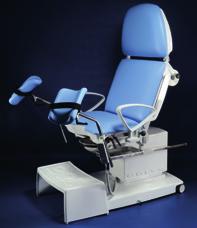 Treatment table for gynaecology and urology Accessories: Braked wheels Ø 75 mm Code Nr.