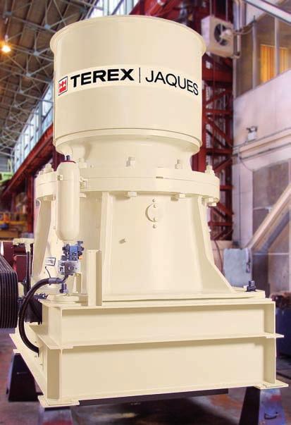 DESIGNED TO DELIVER J Series Gyracone Crushers The J Series Gyracone crushers have some distinguishing design features: a roller bearing mechanism, hydraulic adjustment under load, adjustable stroke,