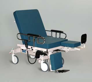 stretcher or flat position, surface is height adjustable 24.5 to 32.