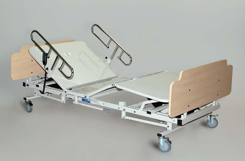 BARIATRIC BEDS: 650 LB. WEIGHT CAPACITY Home Care Bed Weight Limit: 650 pounds Deck Size: Widths - 39 or 48 Length - 84 Deck Height: Adjustable 15.75-32.