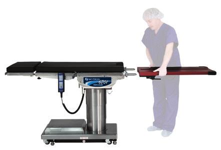 6701B Overview Removable Back and Leg Sections Optimise Image Flexibility Options Benefits of removable back and leg sections include optimal anaesthesia access for shorter patients