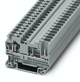 Pluggable Spring-Cage Terminal Blocks ST 4/ 1P (IEC) rigid ßexible I U [mm 2 ] solid stranded AWG [A] [V] IEC 61 984 0.08-6 0.08-4 28-10 30* 800 * Derating curve see page 9.