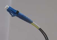 Install the fiber cable connector into the SX SFP module.