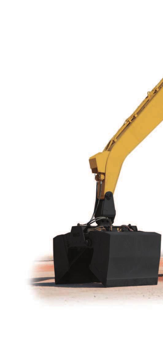 38C MH Material Handler The Cat 38C Material Handler is specifically designed for the scrap and material handling customer.