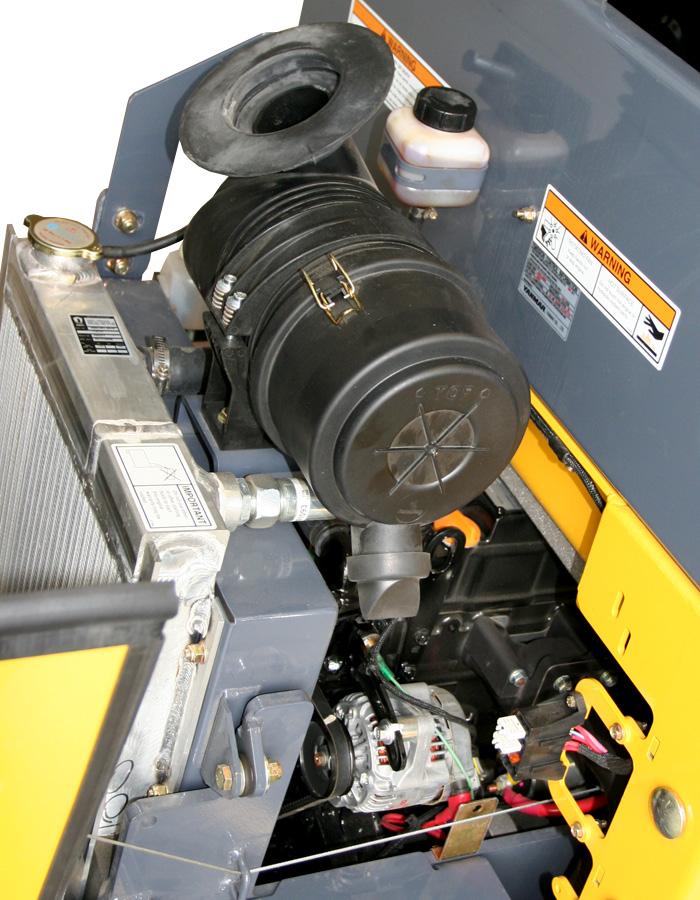 interim Tier IV cleverly recess into the lift arm machine traction by keeping the standards and