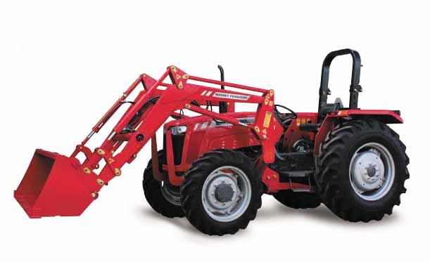 Reliable 3 and 4 cylinder Simpson engines with excellent fuel economy to save you money High flow hydraulics making this tractor the ideal front end loader platform Innovative styling and roomy