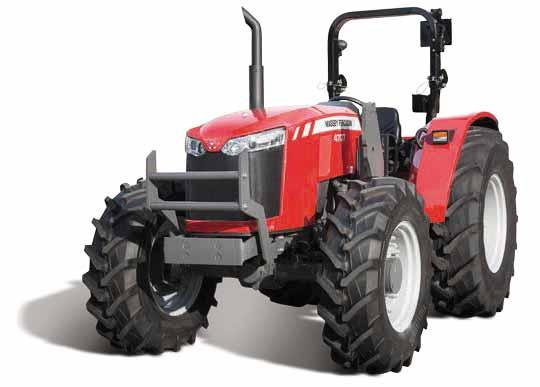 MF 4600 SERIES 80 100 HP 4WD PROVEN POWER Japanese built reliability Manoeuvrable tractors with a 3 cylinder, tier 4 emission compliant AGCO POWER engine Creeper gears come as standard with an