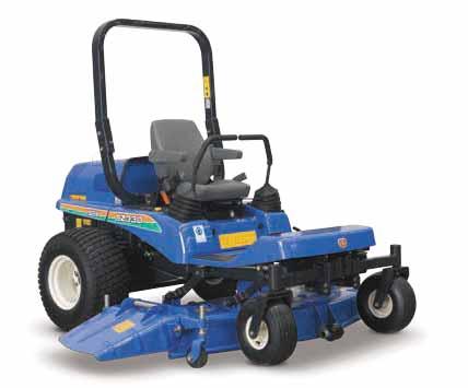 ( ISEKI SF310 & SF370 31 & 37 HP GREAT FINISHERS Dual pedal 2 speed hydrostatic transmission 60" side discharge and 72" side or rear r discharge decks Flip over deck for easy blade maintenancence