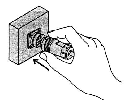 (3) Connect the connector of the balloon lamp assembly.