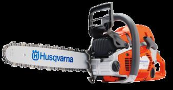 Husqvarna s all you need to tame your trees Chain Brake Equipped with an inertia activated chain brake for added operator safety.