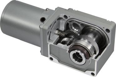 Right-Angle Gearhead The right-angle gearhead is designed to facilitate the efficient use of limited mounting space and the elimination of couplings and other power-transmission components (in the