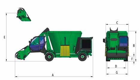 LEADER MONO SINGLE AUGER SELF-PROPELLED VERTICAL WAGONS STANDARD ECOMIX ECOMODE 11-20 m 3 TECHNICAL SPECIFICATIONS Suited to medium-small companies that want to change over from the trailed mixer