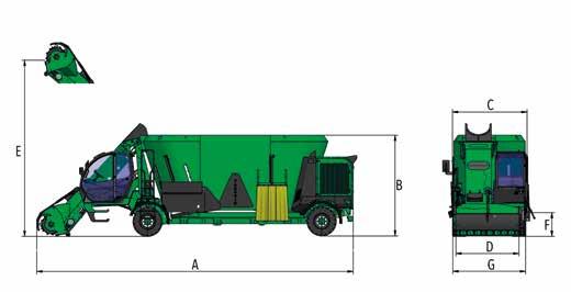 GENERAL INFORMATION Turning circle: Leader Double Standard/Ecomix: 3890 mm Leader double Ecomode: 4570 mm S355 steel chassis ENGINE Stage IV 125 kw/170 hp engine on Leader 1800 Iveco Stage IIIB 151