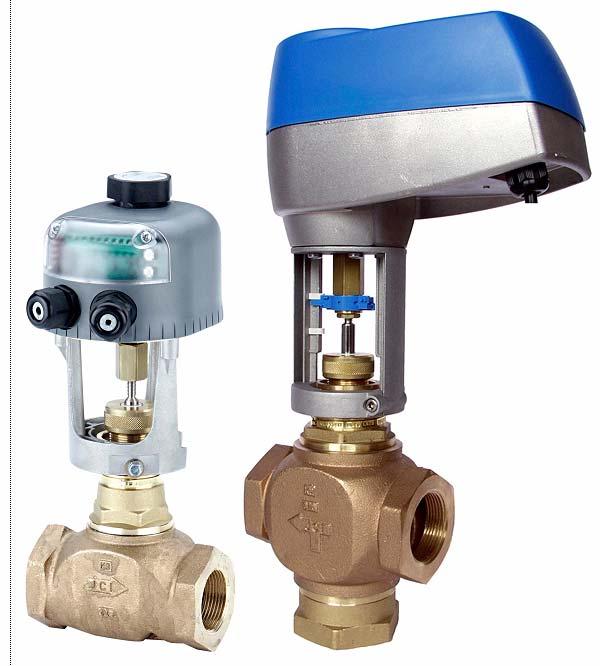 These valves are available in two-way PDTC, two-way PDTO and three-way mixing configurations.