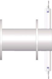 Pull out the detent pins and slide a retainer onto each end of the roll lifting shaft.