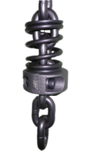 Chain Spring Stopper Figure 6.5.6 6.6 Load Chain Inspection Load chain on hoists in regular service should be visually inspected daily by the operator.