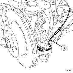 FRONT AXLE COMPONENTS Front axle subframe:
