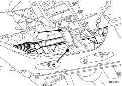 POWER ASSISTED STEERING Power-assisted steering box: Removal - Refitting 36B JH3 or JR5, and LEFT-HAND DRIVE a Unclip the oxygen sensor wiring harness from the steering rack.