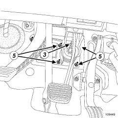 MECHANICAL COMPONENT CONTROLS Brake servo: Removal - Refitting 37A D4F, and RIGHT-HAND DRIVE II - OPERATION FOR REMOVAL OF PART Note: To remove the servo between the engine and the bulkhead, the
