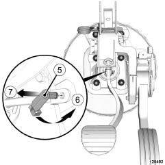 MECHANICAL COMPONENT CONTROLS Brake pedal: Removal - Refitting 37A VERSION WITHOUT ADAPTATION SUPPLEMENT
