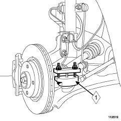 FRONT AXLE COMPONENTS Front axle subframe: Removal - Refitting 31A EQUIPMENT LEVEL E3 LEISURE or EQUIPMENT LEVEL EA1 or EQUIPMENT LEVEL EA2 or EQUIPMENT LEVEL EA3 or EQUIPMENT