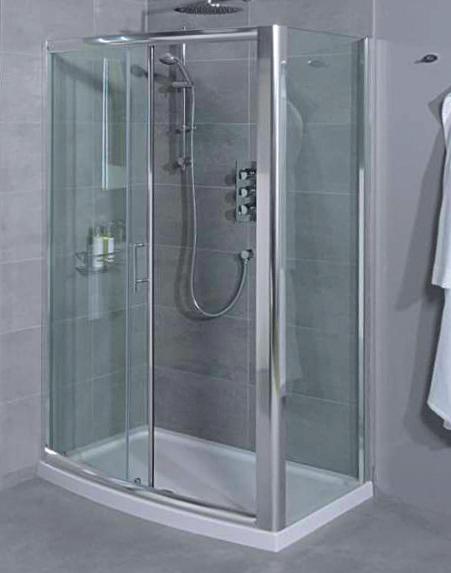 Aquafloe Bow Front Shower Enclosures SHOWER ENCLOSURES -